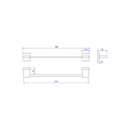 Ver imagem 2 de Porta Toalha Barra 30cm Polo Cromado 2040.c33.030