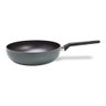 Wok 28 Cm 3,55 L Revestimento Antiaderente Mineral Resist Linha Ceramic Life Preserve Brinox Cinza - 1