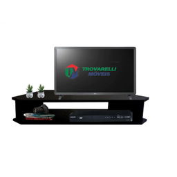 Rack Sala De Canto Preto Para Tv Até 32 Polegadas Em Mdf - 2