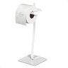 Porta Papel Higiênico de Chão Single Suporte para Papel Oslo:branco - 2