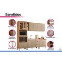 Ver imagem 5 de Cozinha Completa 5 Peças Plena CZ317 Cinamon/Nude Demóbile
