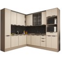 Ver imagem 2 de Armário Cozinha Completa Canto 10 Peças Stylo C/ Paneleiro Cor:beige