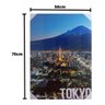 Quadro Decorativo Tokyo Cidade Paisagem Torre Frase M03: Colorido - 2