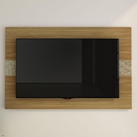 Painel TV Natural e Palha Tecnomobili