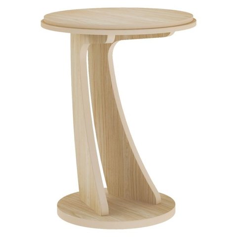Mesa de Apoio Mdf Sala de Estar 50 Cm 4625 Naturale Arly