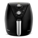 Ver imagem 1 de Fritadeira Elétrica Sem Óleo Mondial New Pratic Preta AF-31 3,5L 1500W 220V 76426-02