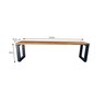 Banco Madeira e Ferro Estilo Industrial 1,70 mts - 4
