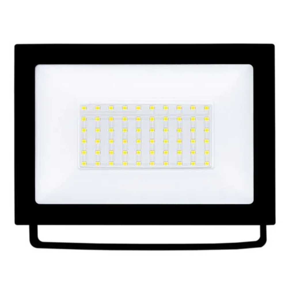 Refletor Slim 50W Alta Potência IP65 6.500K Branca ECONOMAX - 1