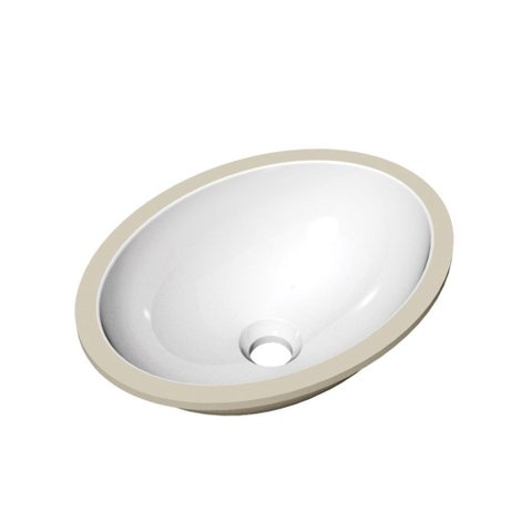 Cuba de Embutir Oval 40x30cm Branca Lorenzetti