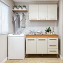 Ver imagem 1 de Lavanderia Modulada Armário Aéreo e Balcão Brasília