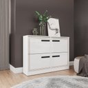 Ver imagem 1 de Sapateira para Quarto 24 Pares Valência Branco