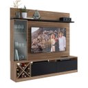 Ver imagem 4 de Estante TV até 50 Polegadas 160cm Sorrento Cristaleira Montana/Preto 2021