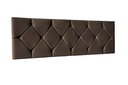 Ver imagem 1 de Cabeceira Painel Cama Box Casal 195 cm Mariana - Marrom Corino