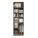 Ver imagem 1 de Guarda Roupa sem Portas Closet Modulado 71cm Linha Modulado Adapt Arm71amdp Kappesberg - Nogueira
