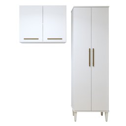 Lavanderia Modulada 1 Armário Multiuso e Armário Aéreo São Gonçalo - 8