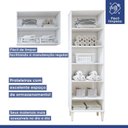 Ver imagem 5 de Lavanderia Modulada 1 Armário Multiuso e Armário Aéreo São Gonçalo