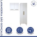 Ver imagem 2 de Lavanderia Modulada 1 Armário Multiuso e Armário Aéreo São Gonçalo