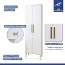 Ver imagem 4 de Lavanderia Modulada 1 Armário Multiuso e Armário Aéreo São Gonçalo