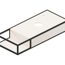 Ver imagem 2 de Bancada de Porcelanato para Banheiro Alto Padrão Portobello 100x42x16cm Acetinado