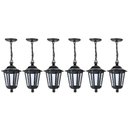 Ver imagem 1 de 6 Arandelas Teto Pendentes Externas Coloniais Gregas Preto Dital Clássico