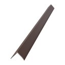 Ver imagem 1 de Cantoneira L PVC Protetor de Canto 25x25mm Barra 300cm 15 UN AZN - Marrom