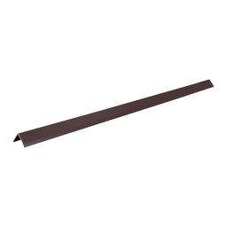Cantoneira L PVC Protetor de Canto 25x25mm Barra 300cm 15 UN AZN - Marrom - 2