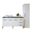 Ver imagem 2 de Lavanderia Modulada 1 Armário Multiuso e Balcão Osasco