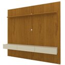 Ver imagem 3 de Painel para TV até 85 Polegadas Ripado sem LED 3 Gavetas 230cm 100% MDF Nobre