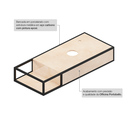 Ver imagem 5 de Bancada de Porcelanato para Banheiro Alto Padrão Portobello 100x42x16cm