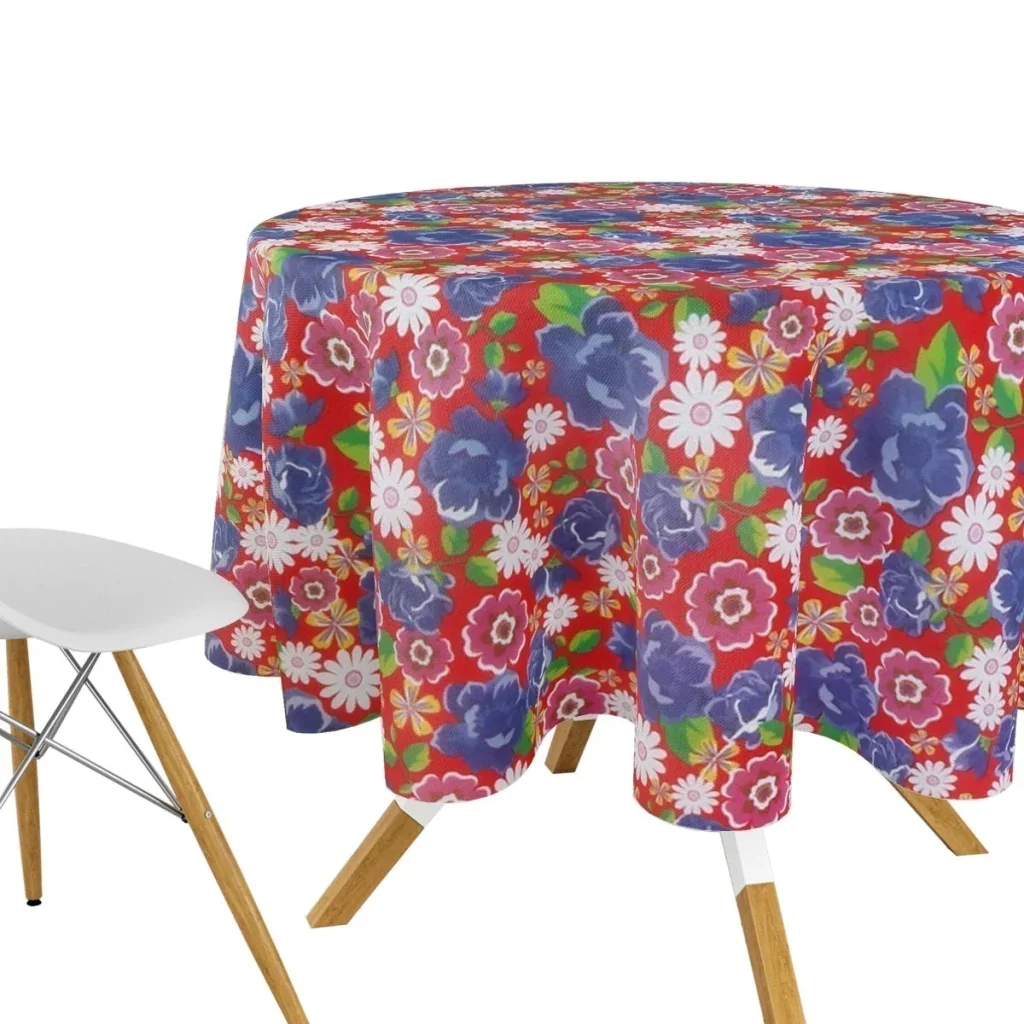 4 Toalha Mesa Tnt Festa Junina Caipira Chita Vm Redonda - 2