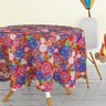 4 Toalha Mesa Tnt Festa Junina Caipira Chita Vm Redonda - 1
