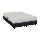 Ver imagem 1 de Cama Box Queen: Colchão Anatômico Herval AG65 Frontier + Base CRC Suede Gray(158x198)