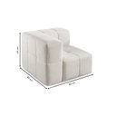 Ver imagem 4 de Módulo Sofá 3 Lugares Bouclé