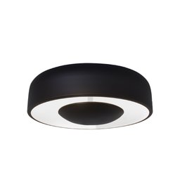 LUMINÁRIA PLAFON LUZ INDIRETA ROUND PEQ 30CM 3 LAMP G9 PRETO  - 1107 PEQ PT - 1