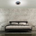 Ver imagem 2 de LUMINÁRIA PLAFON LUZ INDIRETA ROUND PEQ 30CM 3 LAMP G9 PRETO  - 1107 PEQ PT