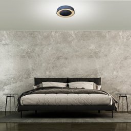 LUMINÁRIA PLAFON LUZ INDIRETA ROUND PEQ 30CM 3 LAMP G9 PRETO  - 1107 PEQ PT - 2