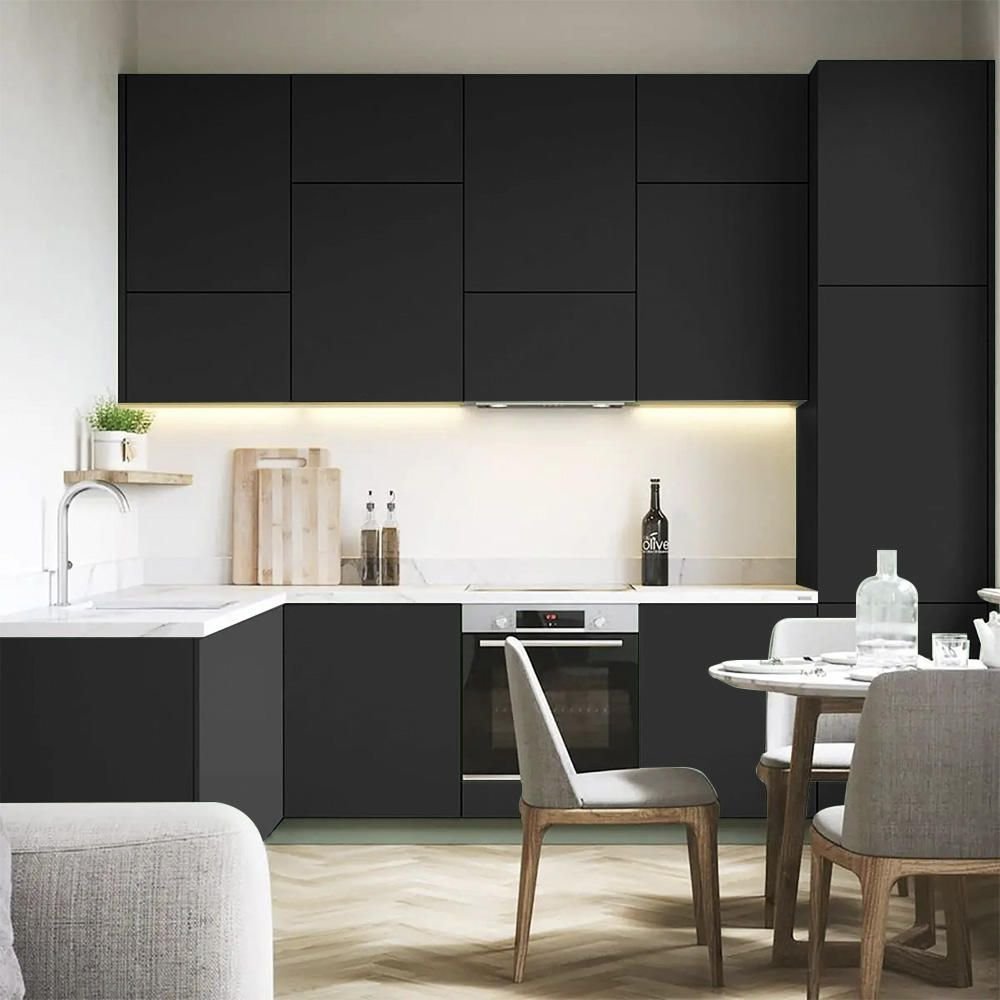 Papel de Parede Adesivo Lavavel Preto Blackout Super Touch - 2