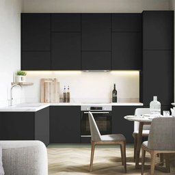 Papel de Parede Adesivo Lavavel Preto Blackout Super Touch - 2