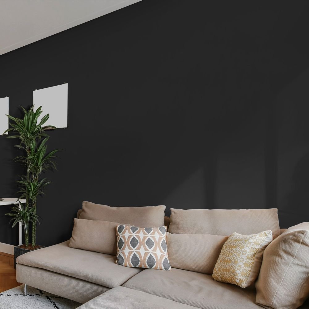 Papel de Parede Adesivo Lavavel Preto Blackout Super Touch - 3