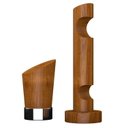 Ver imagem 2 de Kit Varão para Cortina Duplo Completo 28x19mm 3 Metros com 2 Emendas Alemão