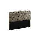 Ver imagem 2 de Cabeceira Cama Box Estofada Madeira Queen Size Atena:capuccino