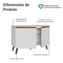 Ver imagem 3 de Balcão de Cozinha com 2 Portas 120 cm Branco Pieta Madesa