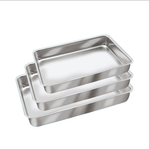 Kit Formas Assadeiras Retangular 3 Peças Alta N2,3,4 Alumave