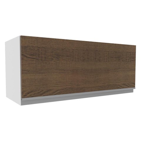 Aéreo Glamy 80cm 1 Porta Suspensa Rustic/Branco Madesa