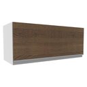 Ver imagem 1 de Aéreo Glamy 80cm 1 Porta Suspensa Rustic/Branco Madesa