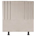 Ver imagem 1 de Cabeceira Cama Box Solteiro Estofada Grécia 90cm Linho:bege