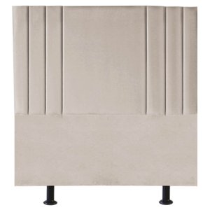 Cabeceira Cama Box Solteiro Estofada Grécia 90cm Linho:bege