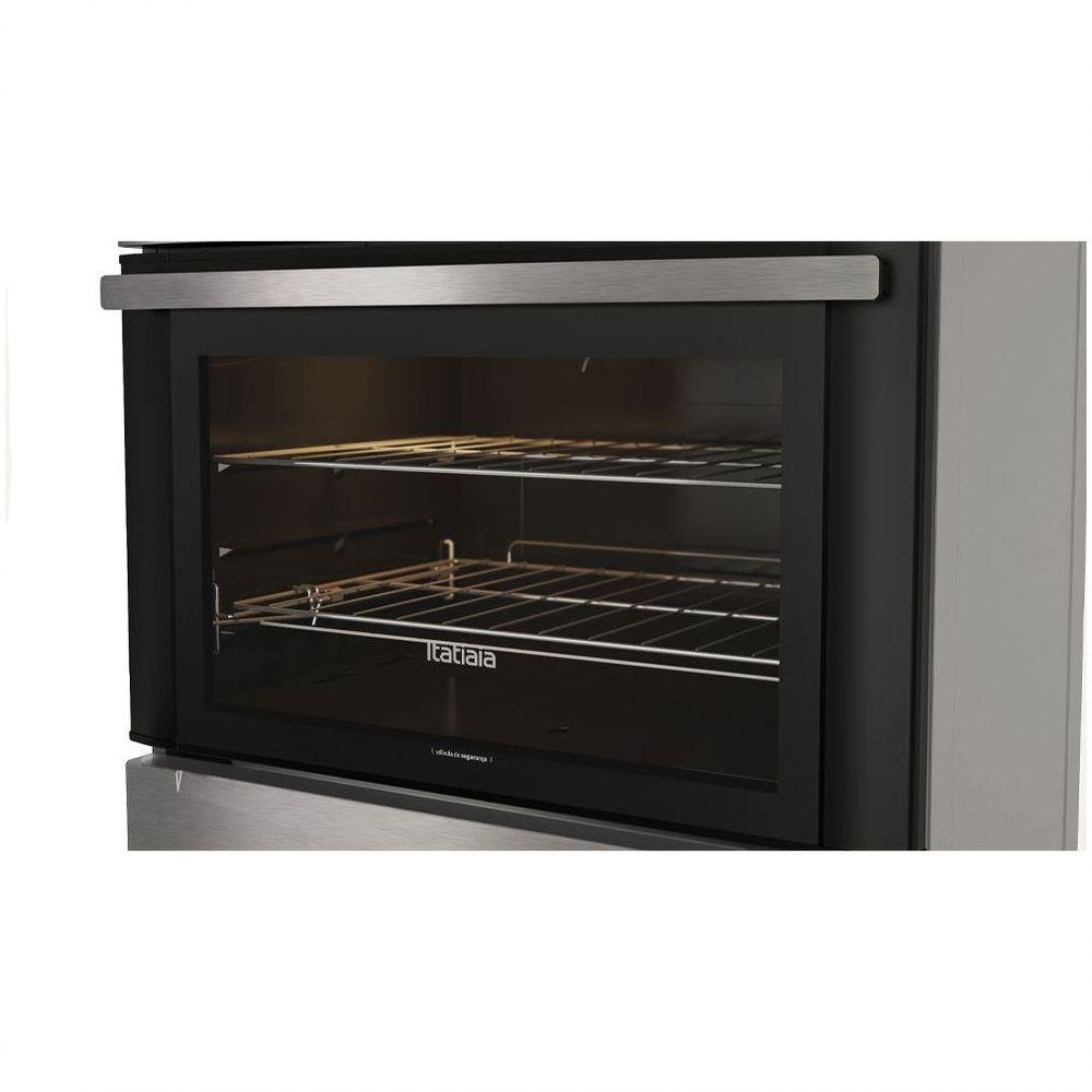 Fogão Vitrum 5 Bocas Superautomático Com Forno 100l Itatiaia Inox Bivolt - 3