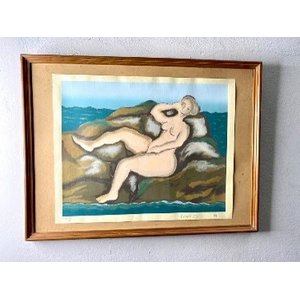 Quadro Decorativo Nú Feminino de Cheng Kong Fang
