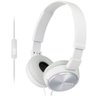 Fone de Ouvido Sony Mdr Zx310apbz com Microfone - Branco Prata - Cabo 1.2m - 3